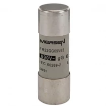 Hengeres biztosítóbetét gG 22x58mm 63A AC690V FR22GG69V63 MERSEN