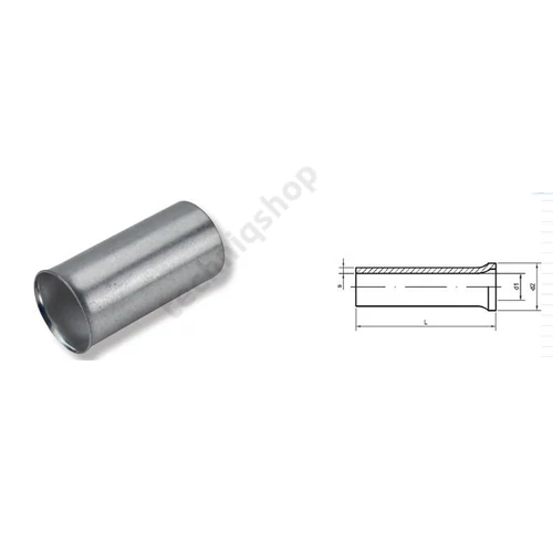 Csupasz érvéghüvely120/32mm (25db/cs)