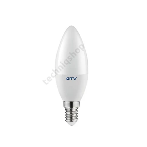 LED fényforrás, E14, gyertya forma, SMD2835, 8W, 700lm, 70MA, 4000K, 160°, 230V/AC