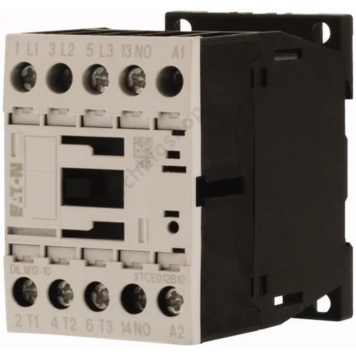 Kontaktor (mágneskapcsoló) 5.5kW/400VAC-3 3-Z 24VDC 1-z csavaros 22A/AC-1/400V DILM12-10 EATON