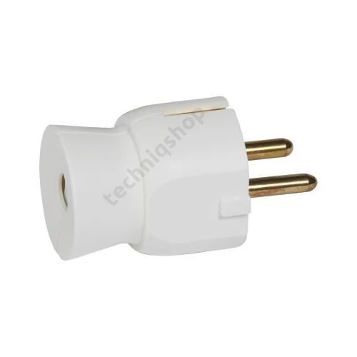Dugvilla 2P+F 16A egyenes 230V fehér műanyag csavaros IP20 LEGRAND