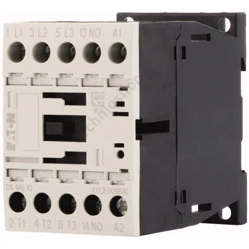 Kontaktor (mágneskapcsoló) 4kW/400VAC-3 3-Z 24VAC 1-z csavaros 22A/AC-1/400V DILM9-10 EATON
