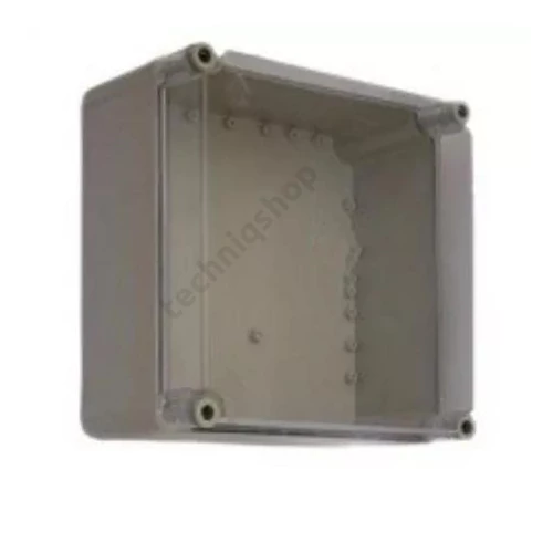 Üres szekrény átlátszó fedéllel műanyag 300mmx 300mmx 170mm IP65 PVT 3030 - ÁF Csatári Plast