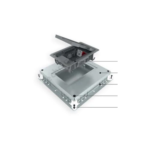EAE DB MX2-S1 360X360 BETONOZHATÓ DOBOZKERET DK MX2 padlódobozhoz