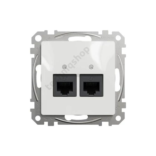 SednaÚj adatcsatlakozó dugalj UTP RJ45 8(8) Cat5e süllyesztett fehér Schneider