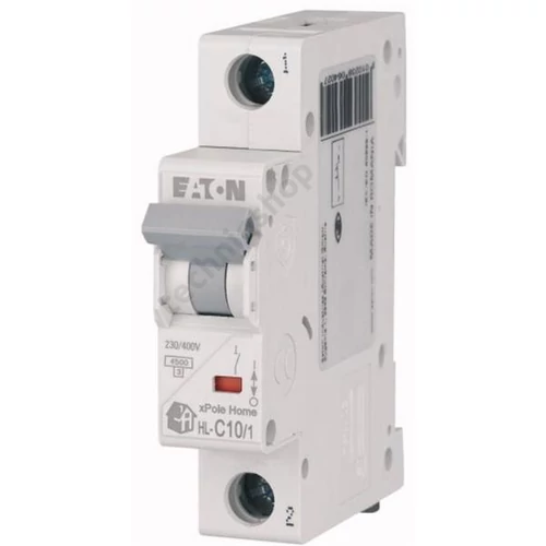 Kismegszakító 1P 10A C-jelleg 230V AC 4.5kA/60898 HL-C10/1 xPole Home EATON