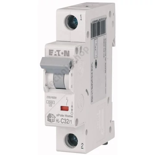 Kismegszakító 1P 32A C-jelleg 230V AC 4.5kA/60898 HL-C32/1 xPole Home EATON