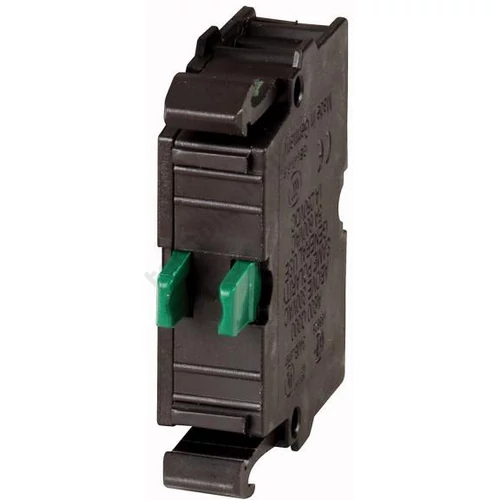 Érintkezőblokk vezérlőkészülékhez előlapra rádugható/beépíthető 1-z 6A/AC15/230V M22-K10 EATON