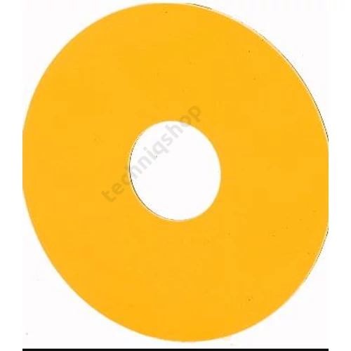Felirati tábla vészgombhoz üres üres-szimbólummal sárga kerek-forma 90mm-sz 90mm-ma M22-XAK EATON