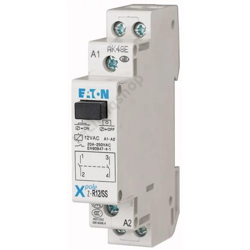Installációs relé Z-R12/SS 2Z 12VAC 20A 2z EATON