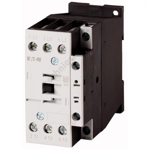 Kontaktor (mágneskapcsoló) 11kW/400VAC-3 3-Z 230VAC 1-z csavaros 45A/AC-1/400V DILM25-10 EATON