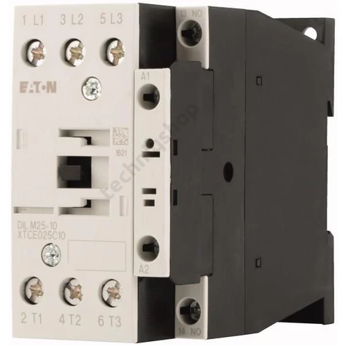 Kontaktor (mágneskapcsoló) 11kW/400VAC-3 3-Z 24-27VDC 1-z csavaros 45A/AC-1/400V DILM25-10 EATON