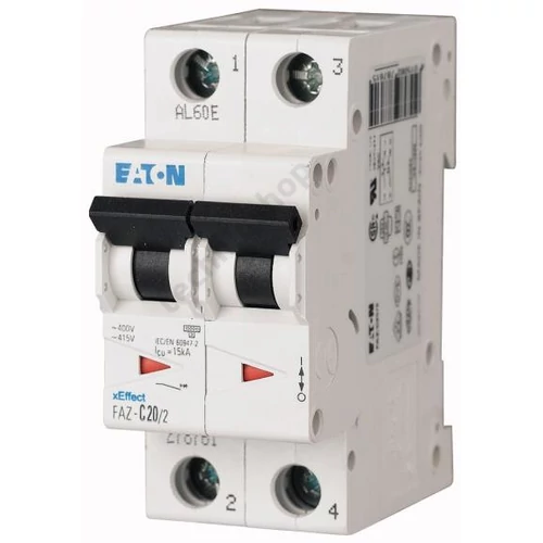 Kismegszakító FAZ-C25/2 15kA EATON