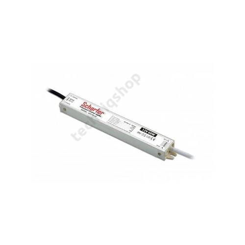 LED trafó állandó áramú 60W 12V 5mA fém tokozás-ház IP67 Scharfer