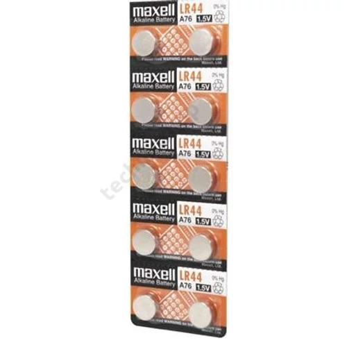 LR 44 gombelem, GP (A76, AG13) Maxell