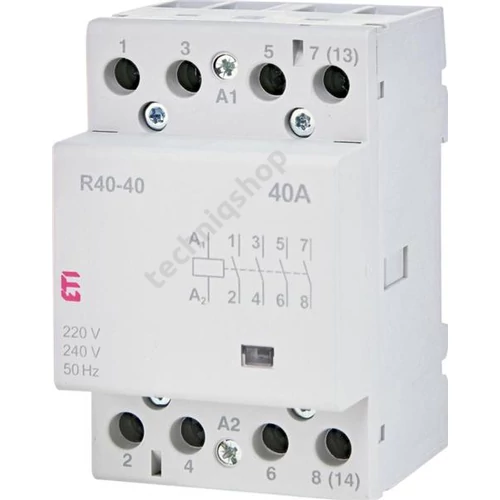 Moduláris kontaktor R40-40 230V 40A ETI