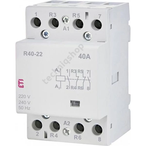 Moduláris kontaktor R40-22 230V 40A ETI