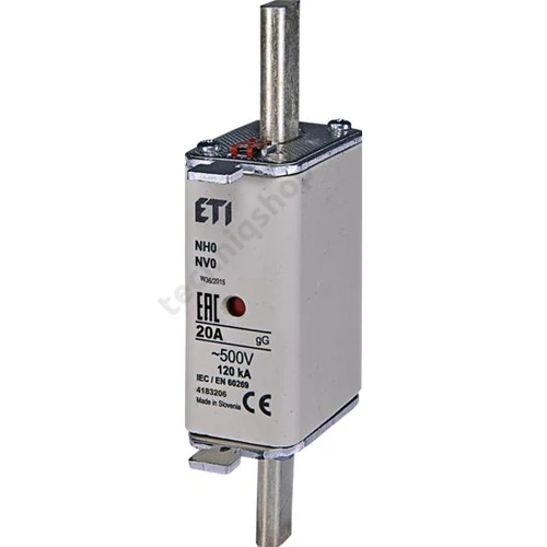 Olvadóbetét NH 0 20A ETI