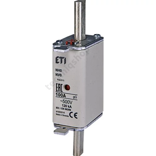 Olvadóbetét NH 0 100A ETI