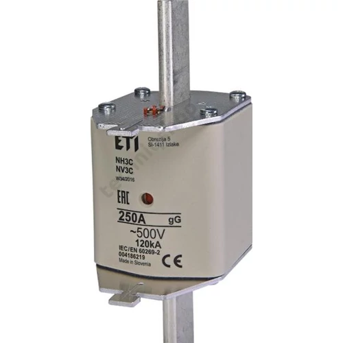 Olvadóbetét NH 3C 250A ETI