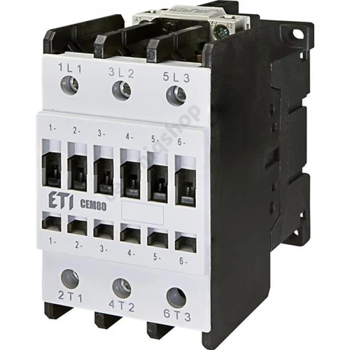 Mágneskapcsoló CEM 80.00-230V-50/60Hz 37kW ETI