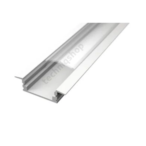 Led profil süllyesztett takaró plexi opál 1m