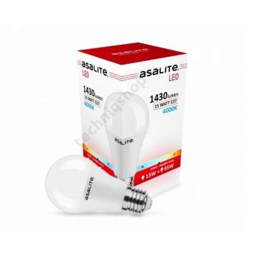 Ledes izzó 230V E27 15W 4000K 320° Asalite