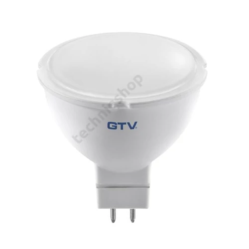 Led fényforrás, MR16, SMD2835, 4W, 300LM, 3000K, 120°, 12V/DC
