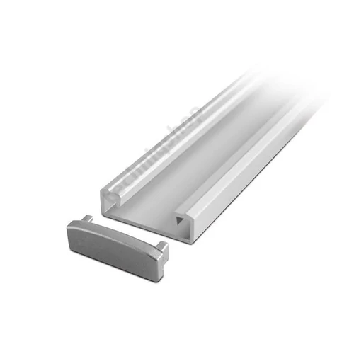 Led profil végzáró egyenes profilhoz