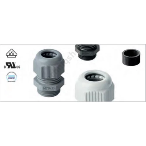 Tömszelence M16*1.5 világosszürke 5-9,5mm (100db/cs)