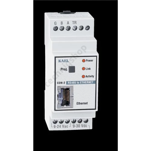 Hálózati analizátor átalakító CON-2 RS485/Ethernet KAEL