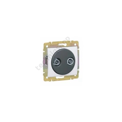 Valena antenna aljzat TV-R süllyesztett fehér 2-kimenet MM-végzáró 10dB/860MHz LEGRAND