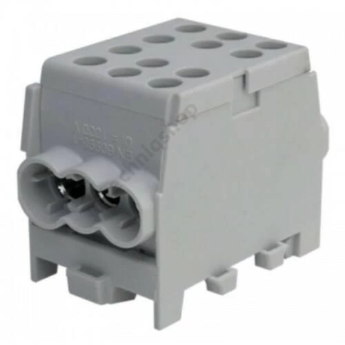 Fővezetéki leágazókapocs 150/125A Cu/Al csavaros szürke 2x35+4x25mm2 HLAK 35-1/4 M2 Pollmann