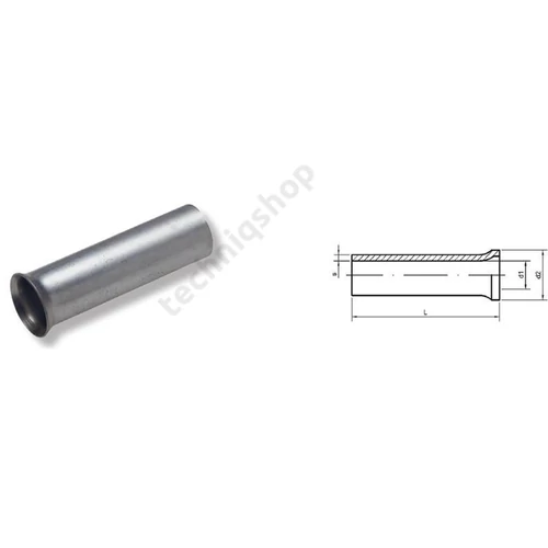 Csupasz érvéghüvely 1,5/7mm (1000db/cs)