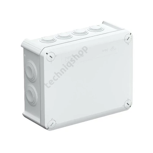 Kötődoboz falonkívüli műanyag 150mm x 190mm 77mm szürke IP66 T 160 OBO-BETTERMANN