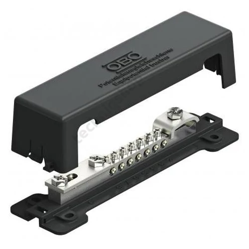 EPH-sín szigetelt sárgaréz fix 52mm x 44.5mm x 188mm fekete burkolattal 1809 A OBO-BETTERMANN