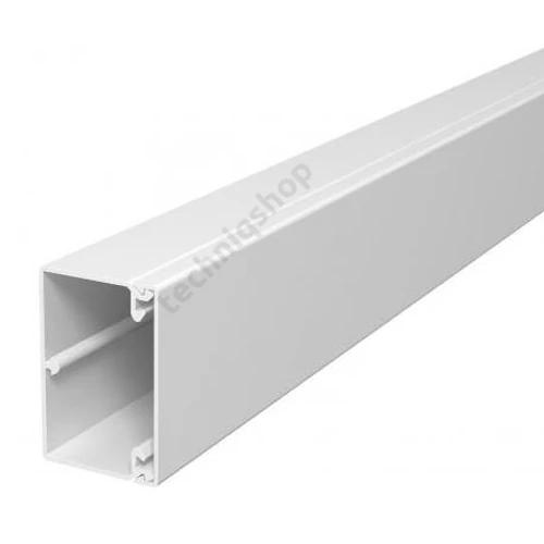 Vezetékcsatorna műanyag 60mm x 40mm 2000mm x krémfehér kezeletlen WDK40060CW OBO-BETTERMANN