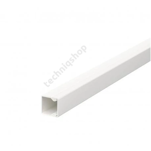 Vezetékcsatorna műanyag 15mm x 15mm 2000mm x krémfehér kezeletlen WDK15015CW OBO-BETTERMANN