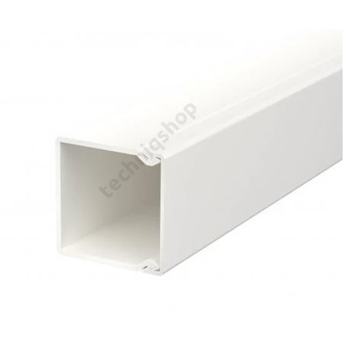 Vezetékcsatorna műanyag 40mm x 40mm 2000mm x krémfehér kezeletlen WDK40040CW OBO-BETTERMANN