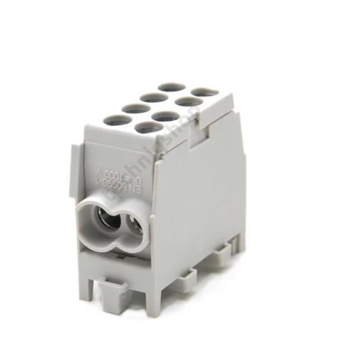 Fővezetéki leágazókapocs 130/100A Cu/Al csavaros szürke 2x25+2x16mm2 HLAK 25 1/2 M2 Pollmann