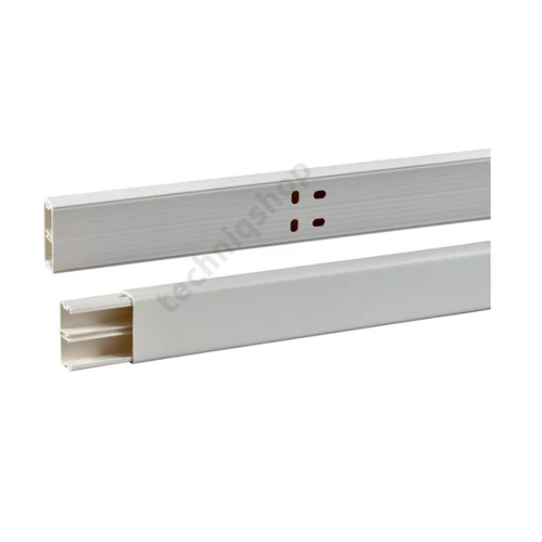 Minicsatorna műanyag 17mm x 40mm 2000mm x fényesfehér kezeletlen Ultra Schneider