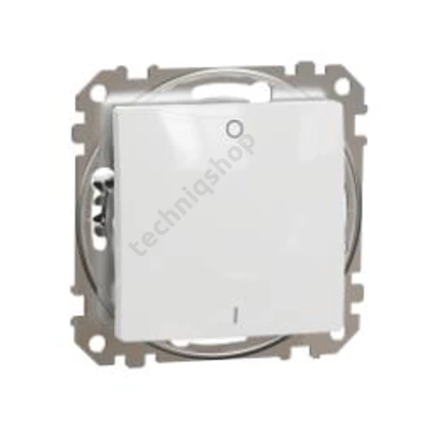 SednaÚj 102 2P kapcsoló betét adapterrel fehér süllyesztett rugós IP20 Schneider