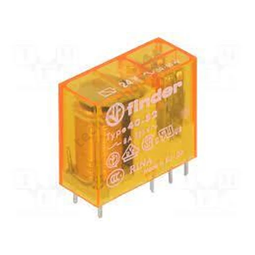 Relé 40.52 24V AC 2 váltóérintkező 8A FINDER