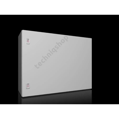 Szekrény fali teli ajtós acél szerelőlappal 600mmx 800mmx 300mm IP66 AX 1055.000 Rittal