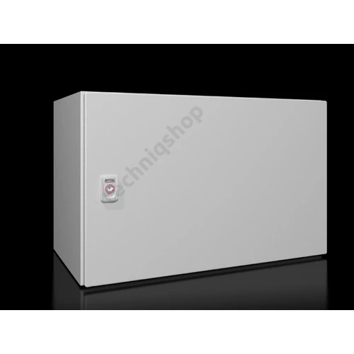 Szekrény fali teli ajtós acél szerelőlappal 380mmx 600mmx 350mm IP66 AX 1339.000 Rittal