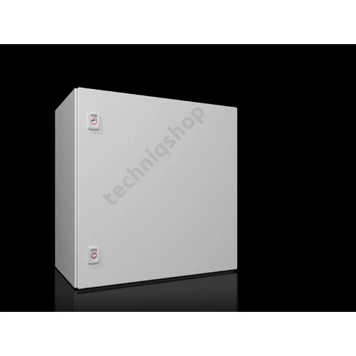 Szekrény fali teli ajtós acél szerelőlappal 600mmx 600mmx 350mm IP66 AX 1360.000 Rittal