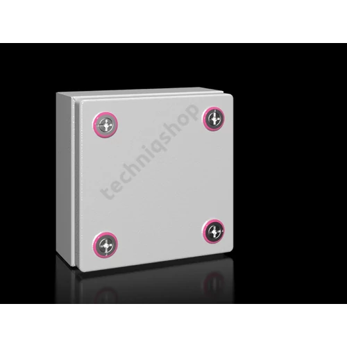 Kötődoboz falonkívüli 150mmx 150mmx 80mm acél IP66 csavargyűrűvel KX 1514.000 Rittal