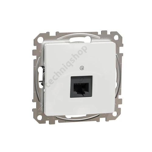 SednaÚj adatcsatlakozó dugalj UTP RJ45 8(8) Cat6A(IEC) süllyesztett fehér Schneider