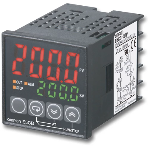 Hőmérsékletszabályozó előlapba Pt100/1SSR 48x48mm 1csatorna 100-240V E5CB-Q1P AC100-240AC OMRON
