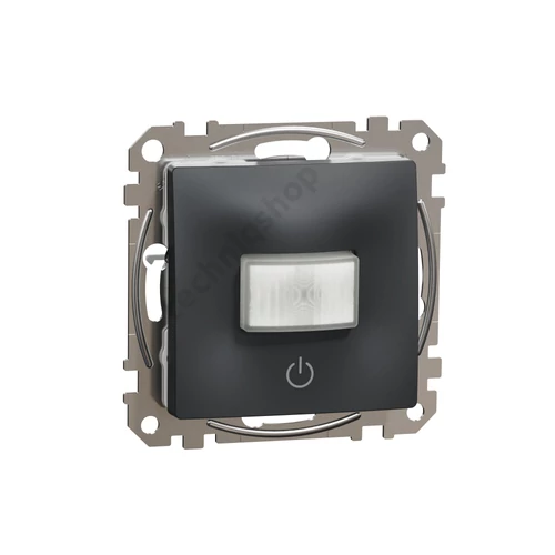 SednaÚj mozgásérzékelő nyomóval 160° 10A antracit 2200W 230V IP20 süllyesztett Schneider